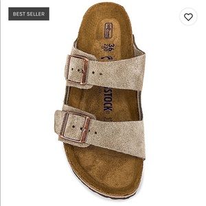 Birkenstock Arizona suede sandals